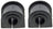 Mevotech GS258158 Suspension Stabilizer Bar Bushing Kit - Rear To Frame