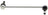 Mevotech GS308138 Suspension Stabilizer Bar Link Kit - Front