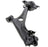 Mevotech GS601239 Suspension Control Arm and Ball Joint Assembly - Front Left Lower