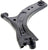 Mevotech GS801222 Suspension Control Arm and Ball Joint Assembly - Front Left Lower