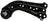 Mevotech GS861305 Suspension Trailing Arm - Rear Left