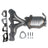 OP Converters OPCG4040 Catalytic Converter with Integrated Exhaust Manifold - Front