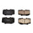 PowerStop 16-502 Disc Brake Pad Set - Front