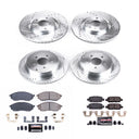 PowerStop K8061 Disc Brake Kit - Front and Rear