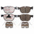 PowerStop NXE-1294 Disc Brake Pad Set - Front