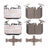 PowerStop NXE-1609 Disc Brake Pad Set - Front