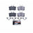 PowerStop PSA-340 Disc Brake Pad Set - Rear