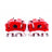 PowerStop S2874 Disc Brake Caliper Set - Front