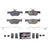 PowerStop Z23-2219 Disc Brake Pad Set - Rear