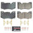PowerStop Z23-8009 Disc Brake Pad Set - Front