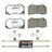 PowerStop Z26-1379B Disc Brake Pad Set - Front