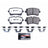 PowerStop Z26-1547 Disc Brake Pad Set - Rear