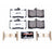 PowerStop Z26-1586 Disc Brake Pad Set - Front