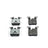 PowerStop Z26-1656 Disc Brake Pad Set - Rear