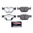 PowerStop Z26-1808 Disc Brake Pad Set - Rear