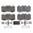 PowerStop Z26-6006 Disc Brake Pad Set - Front