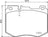 Pagid 355021671 Disc Brake Pad Set - Front