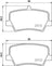Pagid 355039391 Disc Brake Pad Set - Rear