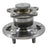 DuraGo 295-12310 Wheel Bearing and Hub Assembly - Rear