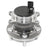 DuraGo 295-12466 Wheel Bearing and Hub Assembly - Rear
