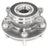 DuraGo 295-13354 Wheel Bearing and Hub Assembly - Front