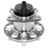 DuraGo 295-94006 Wheel Bearing and Hub Assembly - Rear