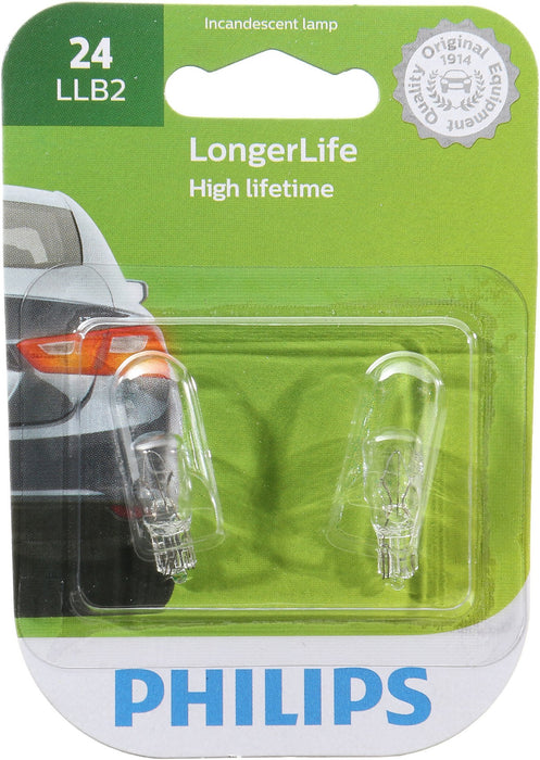 Phillips 24LLB2 Instrument Panel Light Bulb - Front, Inner or Rear