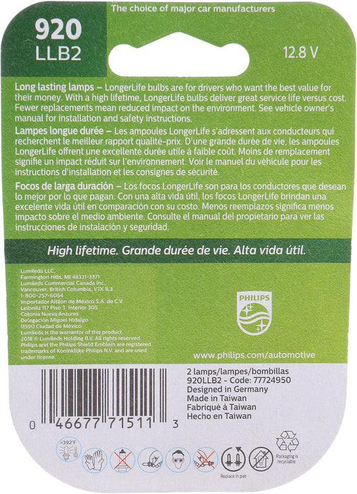Phillips 920LLB2 Courtesy Light Bulb
