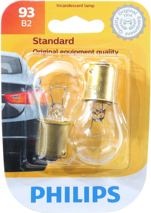 Phillips 93B2 Dome Light Bulb - Rear