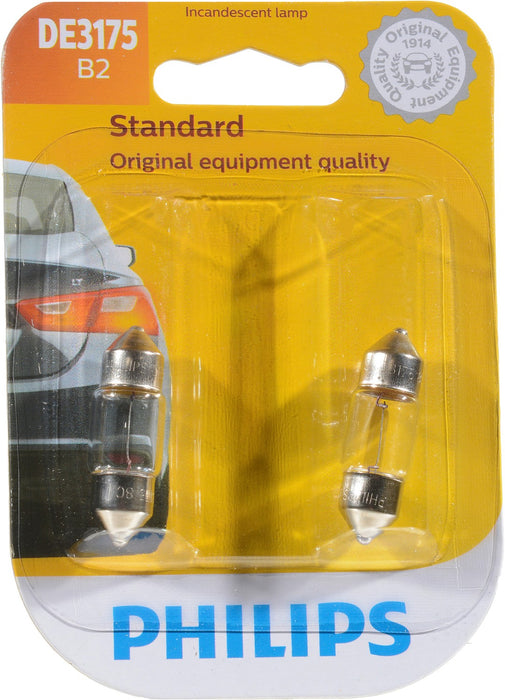 Phillips DE3175B2 Dome Light Bulb - Front or Rear