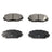 DuraGo BP1210MS Disc Brake Pad Set - Front