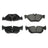 DuraGo BP1267C Disc Brake Pad Set - Rear