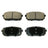 DuraGo BP1296C Disc Brake Pad Set - Rear