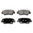 DuraGo BP1313C Disc Brake Pad Set - Rear