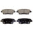 DuraGo BP1551C Disc Brake Pad Set - Rear