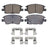 DuraGo BP1844C Disc Brake Pad Set - Front