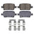 DuraGo BP1857C Disc Brake Pad Set - Rear