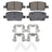 DuraGo BP1914C Disc Brake Pad Set - Rear