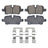 DuraGo BP2374C Disc Brake Pad Set - Rear