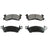DuraGo BP52C Disc Brake Pad Set - Front or Rear