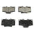 DuraGo BP611C Disc Brake Pad Set - Front