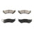 DuraGo BP802C Disc Brake Pad Set - Rear