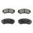 DuraGo BP867C Disc Brake Pad Set - Front