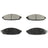 DuraGo BP931C Disc Brake Pad Set - Front