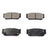 DuraGo BP954C Disc Brake Pad Set - Rear