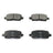 DuraGo BP999C Disc Brake Pad Set - Rear