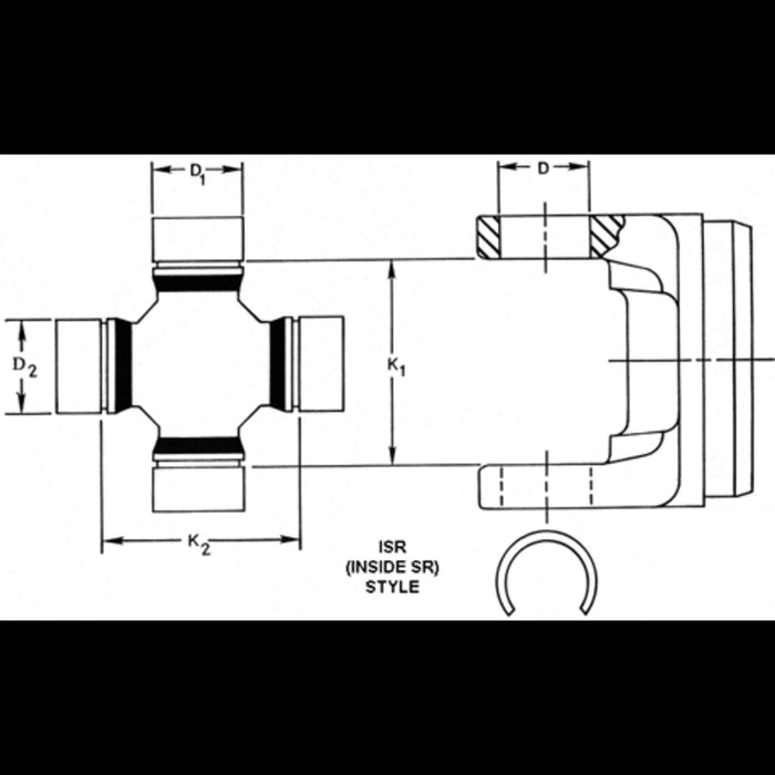 Dana Spicer 5-1301X Universal Joint