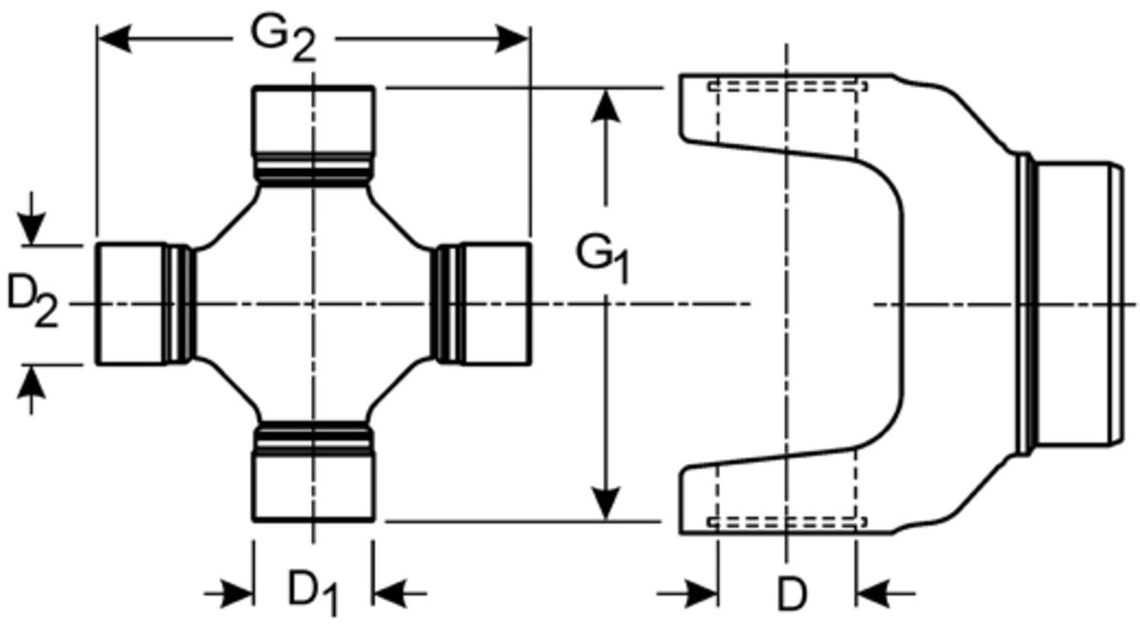 Dana Spicer 5-1410X Universal Joint