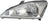 Dorman 1591204 Headlight Assembly - Left