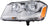 Dorman 1592212 Headlight Assembly - Left
